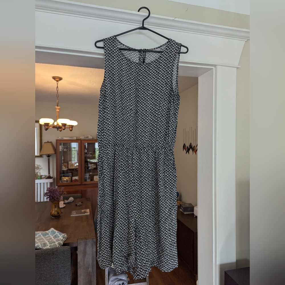 Minimum Clothing Patterned Midi-length Romper